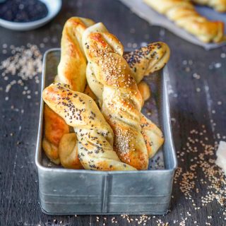 Brødpinner med oregano